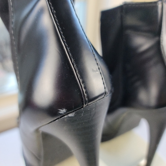 ZARA Traffaluc stiletto platform pull-on Ankle Boot - Picture 12 of 13